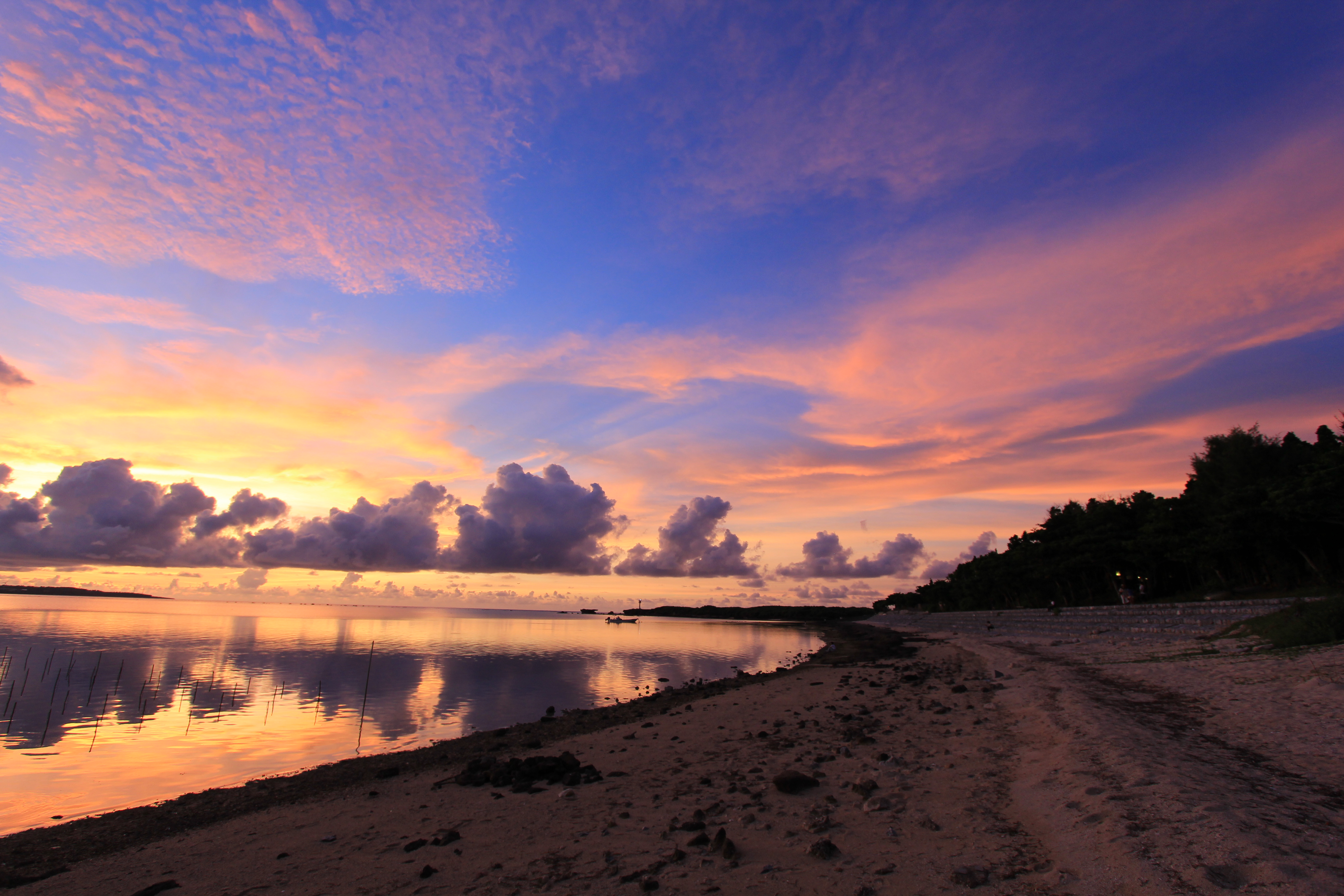 備瀬崎の夕日 - OKINAWA41