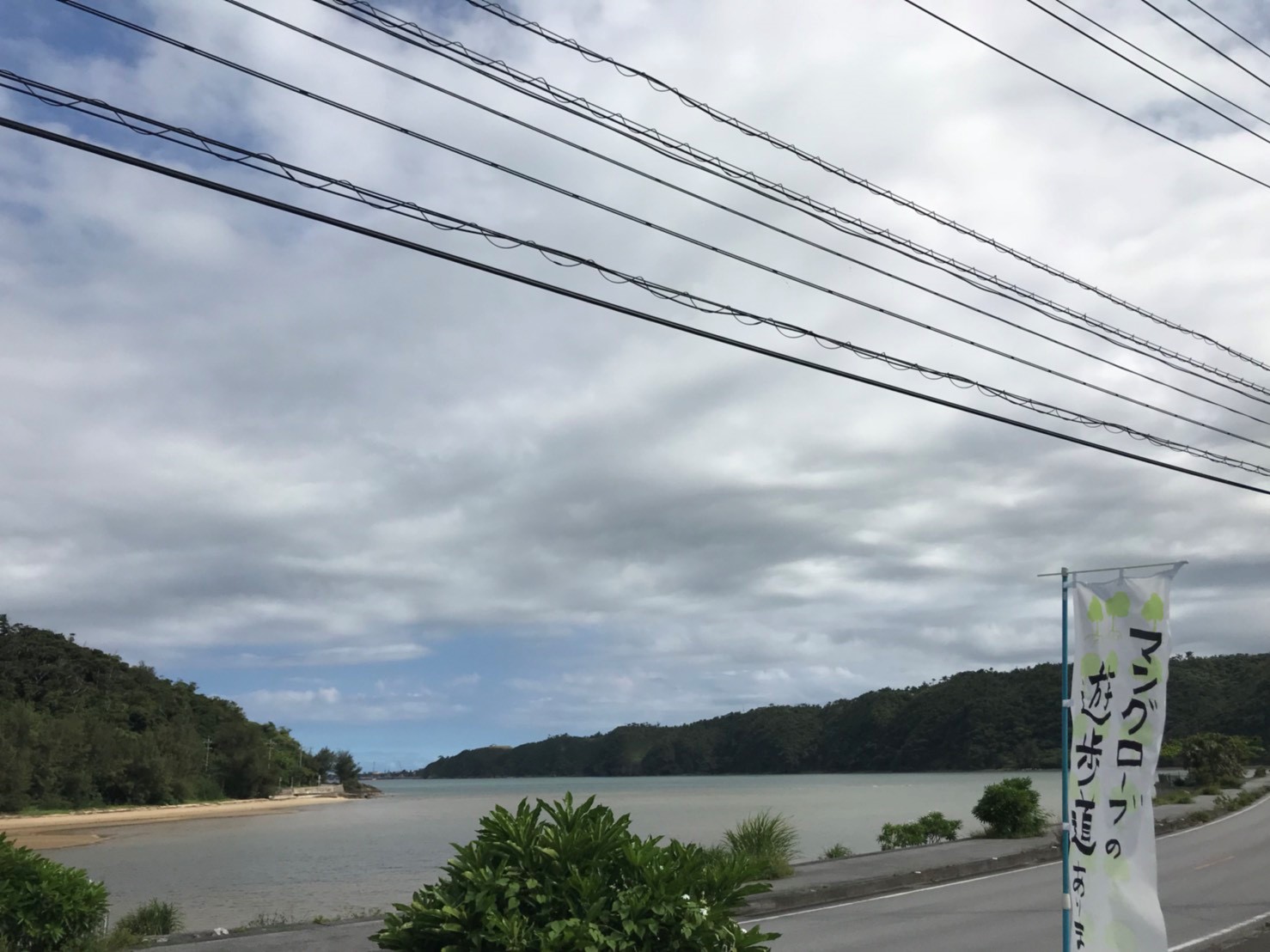 名護東海岸久志地域の大浦湾周辺