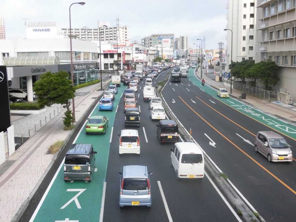 「浦添北道路・臨港道路浦添線　開通前」