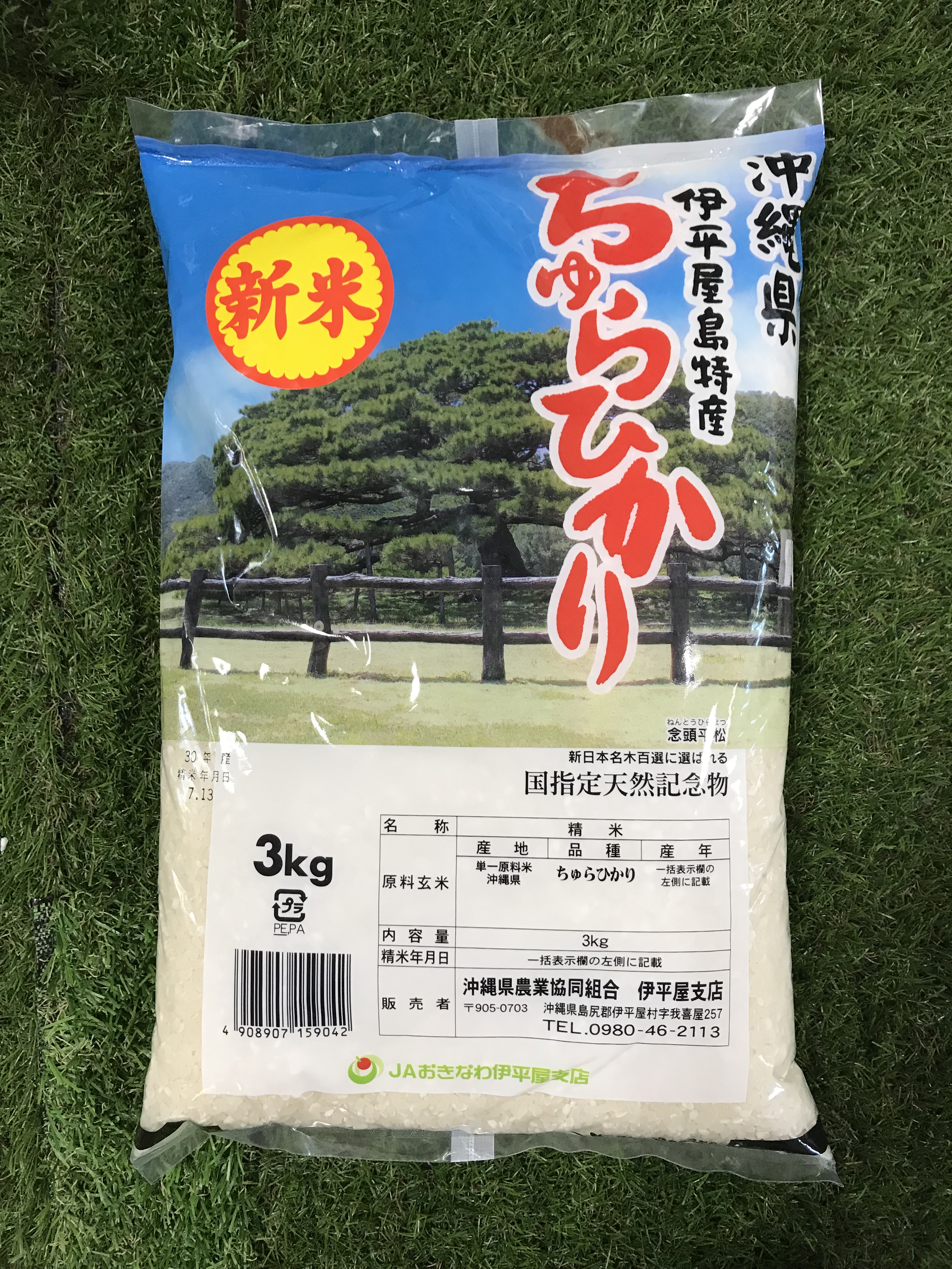 沖縄県の奨励品種である「ちゅらひかり」