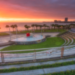 Amphitheater sunset