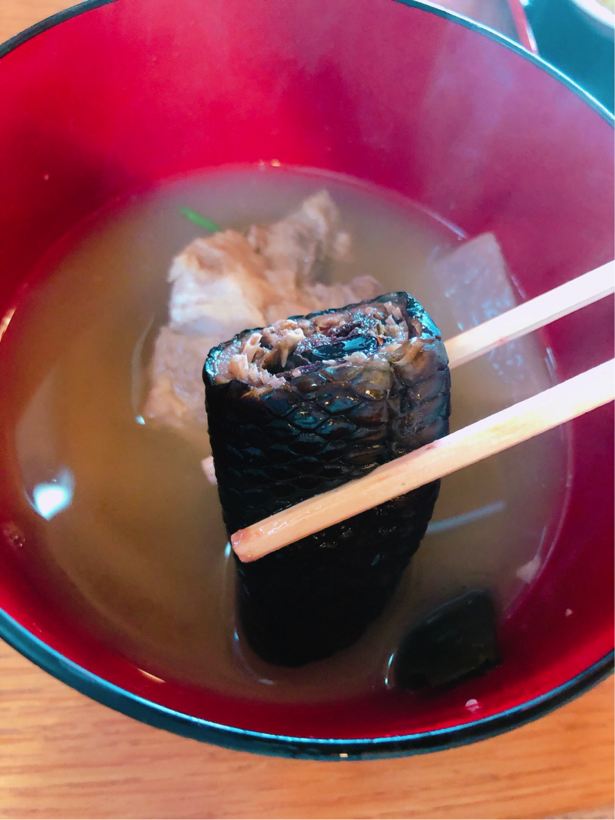 イラブー汁を実食