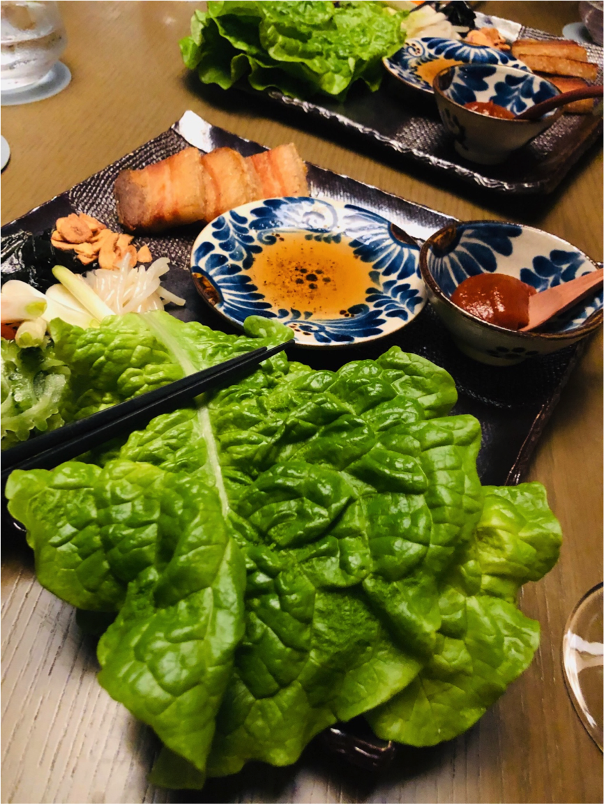 「Glamday Style Hotel & Resort Okinawa Yomitan」三枚肉のサムギョプサル